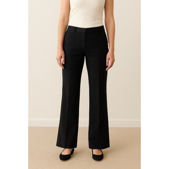 Ralph Lauren Collection Pants - Ralph Lauren Purple Label Y2K Style Flare Pinstriped Office Siren 10 Pants